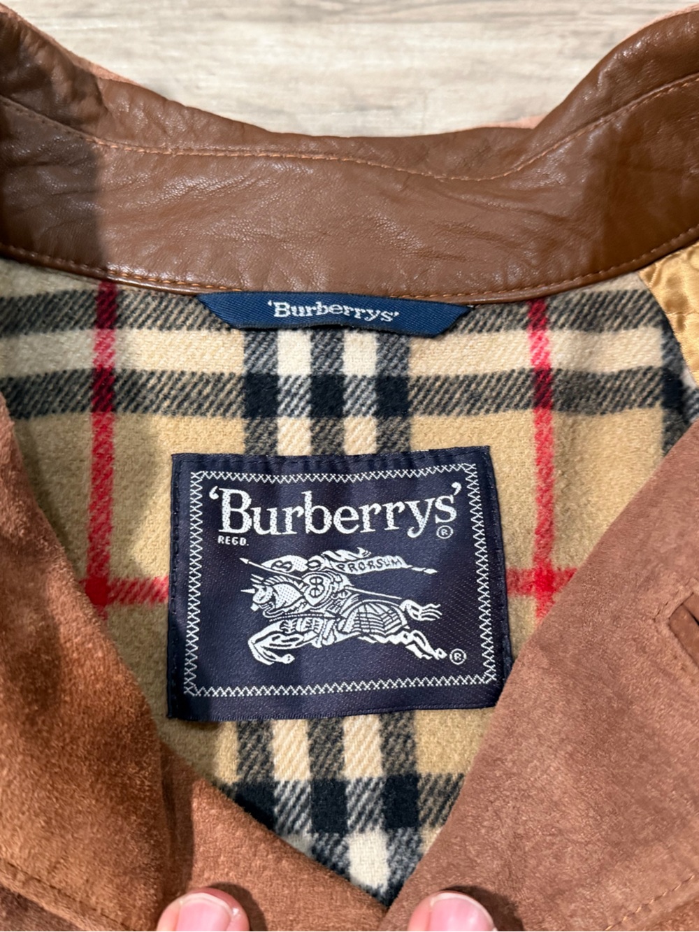BURBERRYS VINTAGE CLASSIC LINED TRENCH COAT
-style wool plaid lined mens large - Picture 3 of 8